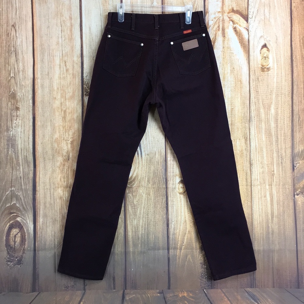💸😻Wrangler Vintage burgundy jean size 13 junior - Picture 7 of 9